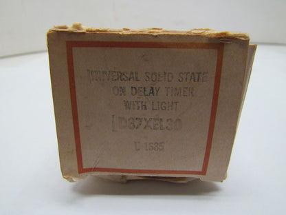 Eaton Cutler Hammer D87XEL30 Solid State Timer Module ON Delay