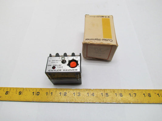 Eaton Cutler Hammer D87XEL30 Solid State Timer Module ON Delay