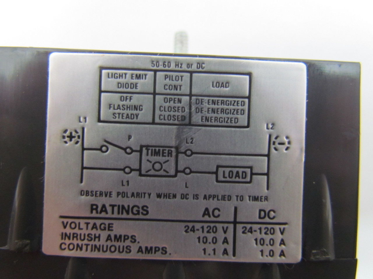 Eaton Cutler Hammer D87XEL30 Solid State Timer Module ON Delay