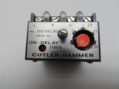 Eaton Cutler Hammer D87XEL30 Solid State Timer Module ON Delay