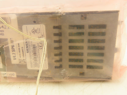 Siemens 6SL3244-0BB12-1FA0 Sinamics Control Unit CU240E-2 Version D01-V4.7