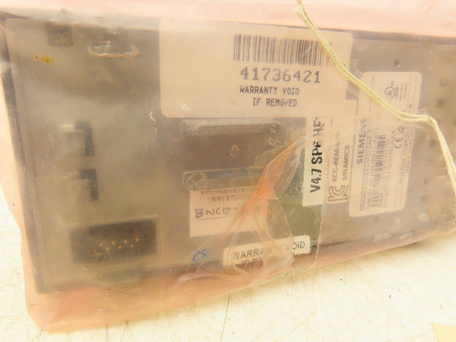 Siemens 6SL3244-0BB12-1FA0 Sinamics Control Unit CU240E-2 Version D01-V4.7