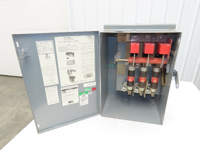 Square D PQ3620 I-Line Busway Plug-In Fusible Disconnect Box 200 Amp 3P 3W 600V