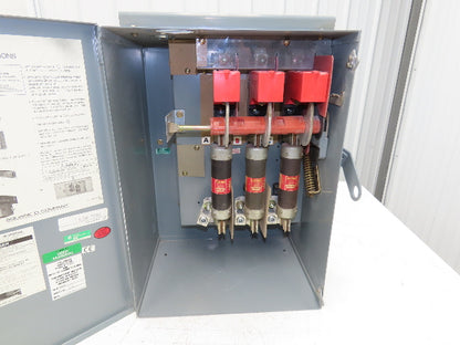 Square D PQ3620 I-Line Busway Plug-In Fusible Disconnect Box 200 Amp 3P 3W 600V