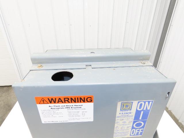 Square D PQ3620 I-Line Busway Plug-In Fusible Disconnect Box 200 Amp 3P 3W 600V