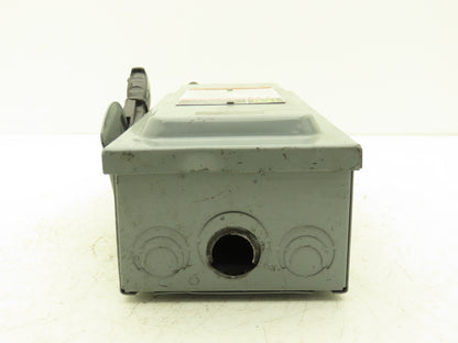 Square D H361 Safety Disconnect Switch Fusible 30A 600VAC 3P Series F05 Lot of 2