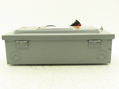 Square D H361 Safety Disconnect Switch Fusible 30A 600VAC 3P Series F05 Lot of 2