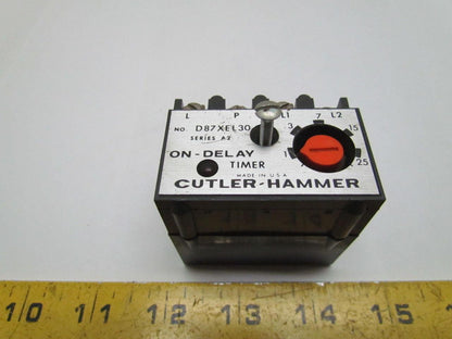 Eaton Cutler Hammer D87XEL30 Solid State Timer Module ON Delay