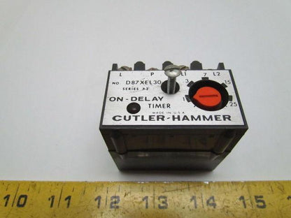 Eaton Cutler Hammer D87XEL30 Solid State Timer Module ON Delay