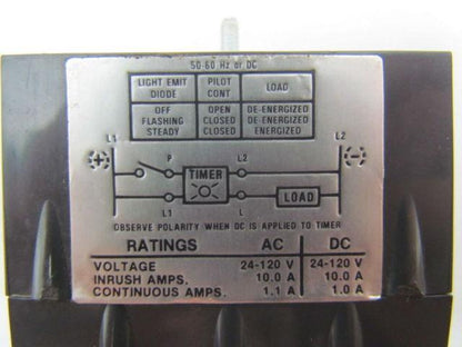 Eaton Cutler Hammer D87XEL30 Solid State Timer Module ON Delay