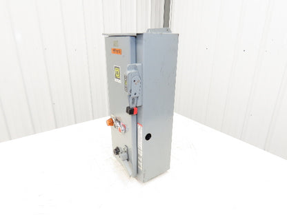 Square D Combination Motor Starter Size 1 NEMA 10Hp 30A 600V Fused 3R