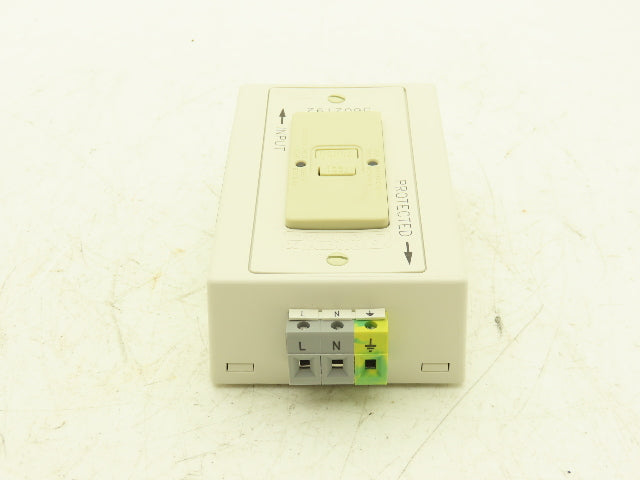 Phoenix Contact EM-DUO120/20/GFI/AUX/NO Din Rail Receptacle GFI Outlet 20A 120V