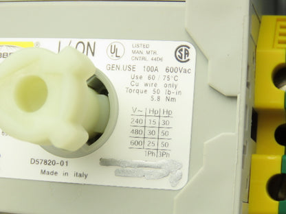 Hubbell HBL460MI7W Circuit-Lock Pin & Sleeve Female Interlock Plug 60A 480V 30HP