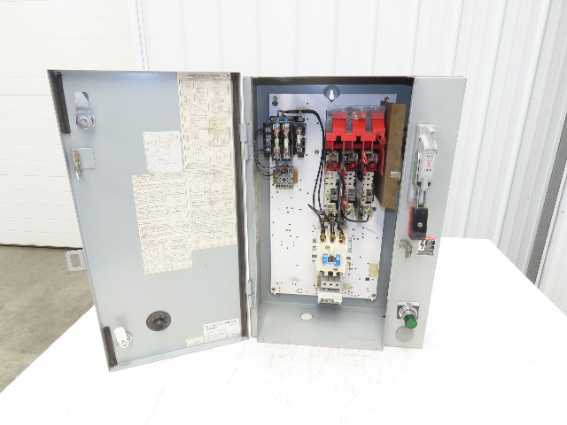 Eaton Cutler Hammer NEMA 1 Combination Motor Starter 30A 600V Disconnect