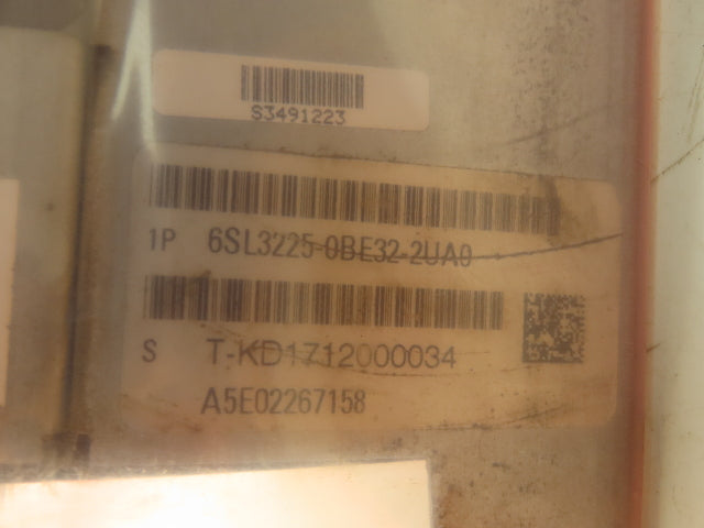 Siemens 6SL3225-0BE32-2UA0 SINAMICS Power Module 250 480V 3PH Ver D *Repaired*