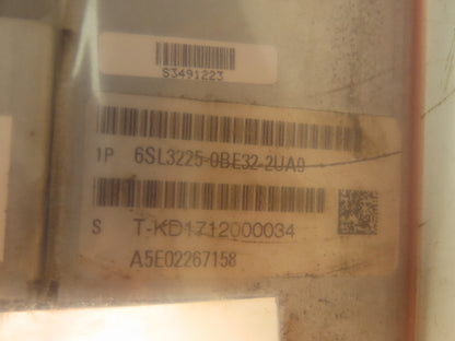 Siemens 6SL3225-0BE32-2UA0 SINAMICS Power Module 250 480V 3PH Ver D *Repaired*