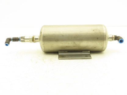 Festo CRVZS-2 Compressed Air Tank 2 Liter Stainless Steel Reservoir 232psi