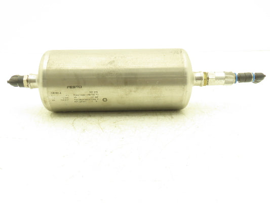 Festo CRVZS-2 Compressed Air Tank 2 Liter Stainless Steel Reservoir 232psi