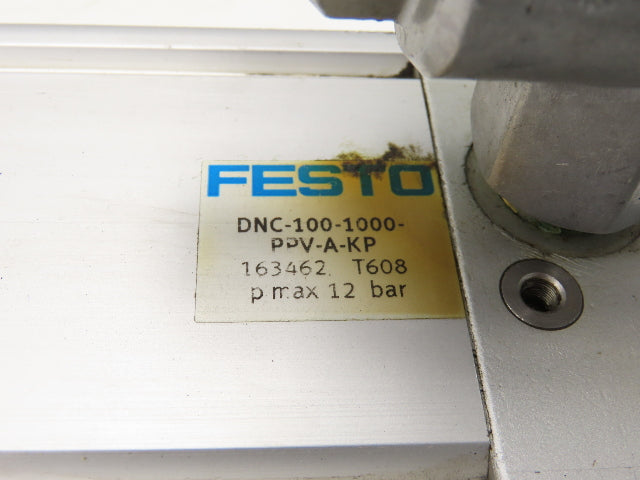 Festo DNC-100-1000-PPV-A-KP Air Cylinder 100mm Bore 1000mm Stroke w/Rod Clamp