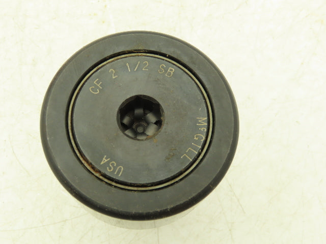 McGill CF 2 1/2 SB Cam Follower 2-1/2" Roller OD Stud 1" Thread 1-14