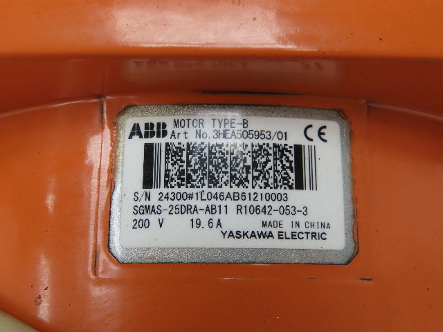 ABB Robotics SGMAS-25DRA-AB11 AC Servo Motor API Elmo 200V Type B 3HEA505953/01