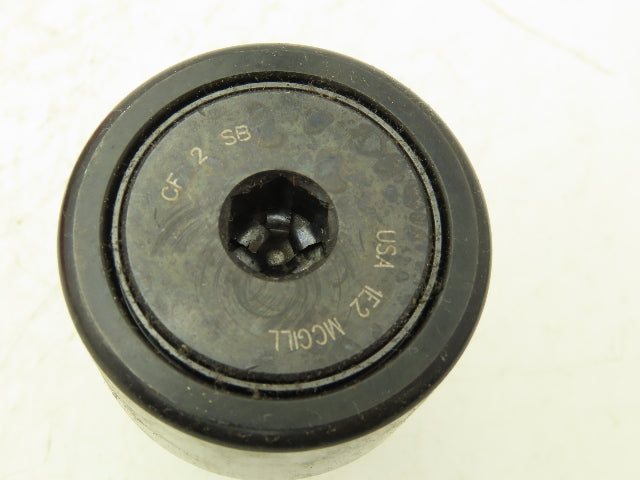 McGill CF2 SB Flat Cam Follower 2"Roller Dia x 1.25"-Width .75" Stud Lot Of 4