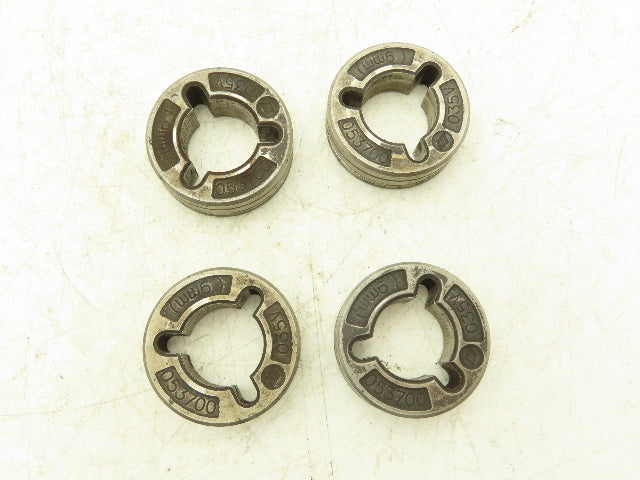 Miller Electric 053700 MIG Welding Wire Rollers 0.mm 0.035V Groove Lot of 4
