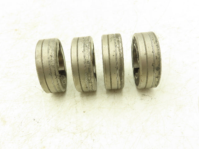 Miller Electric 053700 MIG Welding Wire Rollers 0.mm 0.035V Groove Lot of 4