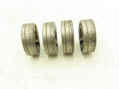 Miller Electric 053700 MIG Welding Wire Rollers 0.mm 0.035V Groove Lot of 4