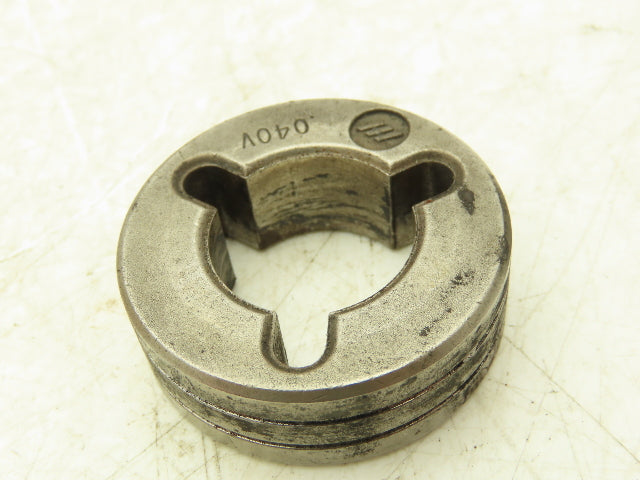 Miller Electric 053696 MIG Welding Wire Rollers 0.040V Groove Lot of 4