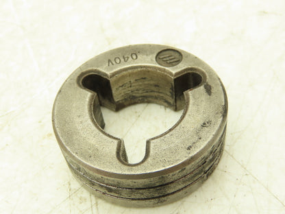 Miller Electric 053696 MIG Welding Wire Rollers 0.040V Groove Lot of 4