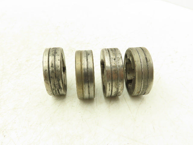 Miller Electric 053696 MIG Welding Wire Rollers 0.040V Groove Lot of 4