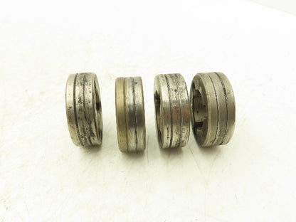 Miller Electric 053696 MIG Welding Wire Rollers 0.040V Groove Lot of 4