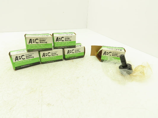 Smith CR-1-1/4-XB Flat Cam Follower 1.250 Roller Dia x .750"Width Lot Of 6