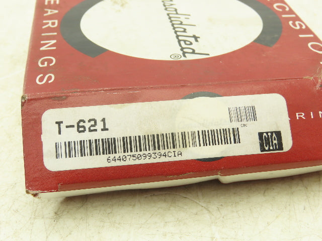 Consolidated Bearing T-621 Thrust Roller Bearing 2.5"ID x 4"OD x 1"Width 3 Piece