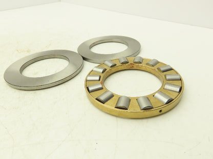 Consolidated Bearing T-621 Thrust Roller Bearing 2.5"ID x 4"OD x 1"Width 3 Piece