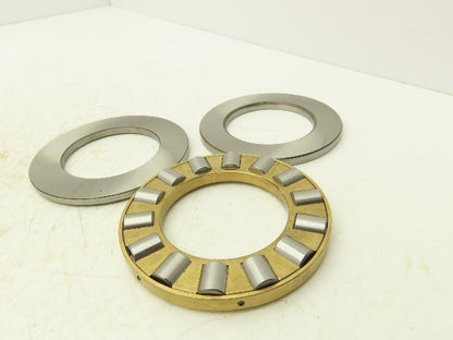 Consolidated Bearing T-621 Thrust Roller Bearing 2.5"ID x 4"OD x 1"Width 3 Piece