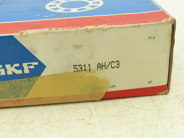 SKF 5311 AH/C3 Double Row Bearing 55mm-ID x 120mm-OD x 49mm-Width
