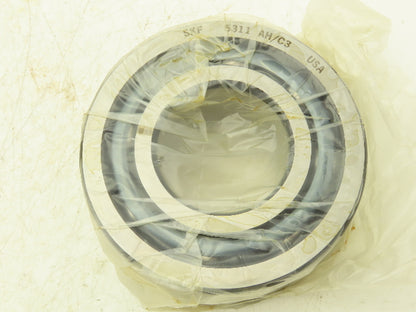 SKF 5311 AH/C3 Double Row Bearing 55mm-ID x 120mm-OD x 49mm-Width
