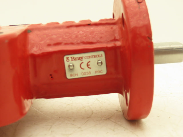 Bray TB028 6" Lugged Butterfly Valve Bare Stem Red 8-Lug BCH 0038 PRC