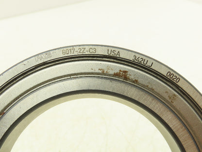 Fag 6017-2ZC3 Deep Groove Ball Bearing 85mm-ID x 130mm-OD x 22mm-Width