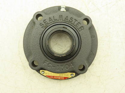 SealMaster SFC-20R  Flange Mount Ball Bearing 1-1/4" Bore 4-Bolt