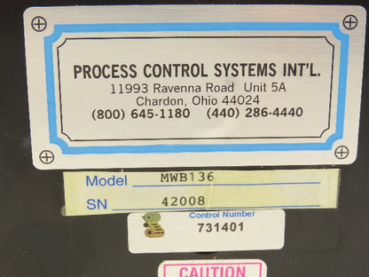Danaher Controls / ECCI HB-1360-0000 MWB136 Micro-Wiz Counter 8-Digit 117VAC