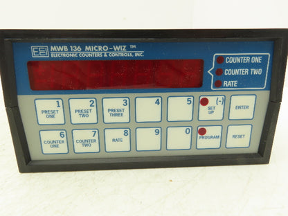 Danaher Controls / ECCI HB-1360-0000 MWB136 Micro-Wiz Counter 8-Digit 117VAC