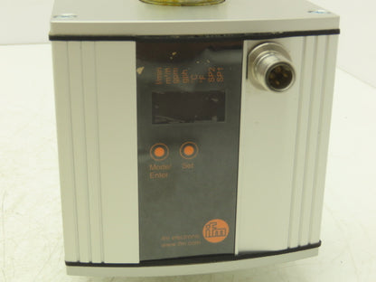 IFM SU8200 Ultrasonic Flow Meter Digital Display Sensor 100L/min 16 Bar 19-30VDC