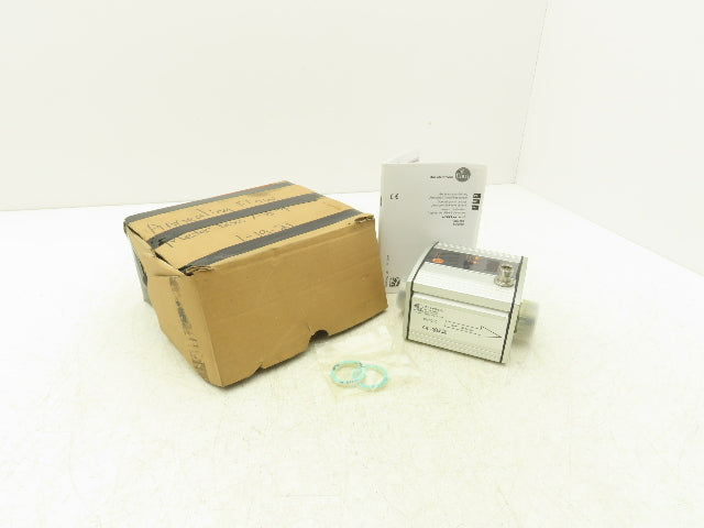 IFM SU8200 Ultrasonic Flow Meter Digital Display Sensor 100L/min 16 Bar 19-30VDC