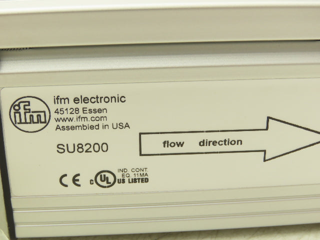 IFM SU8200 Ultrasonic Flow Meter Digital Display Sensor 100L/min 16 Bar 19-30VDC