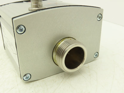 IFM SU8200 Ultrasonic Flow Meter Digital Display Sensor 100L/min 16 Bar 19-30VDC