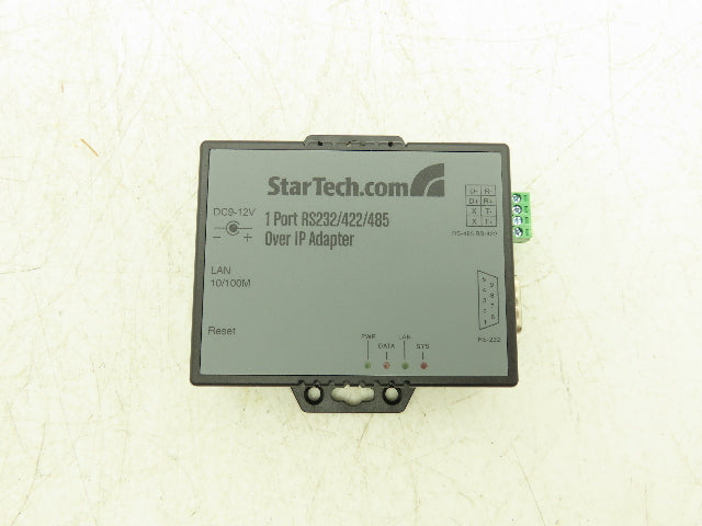 Startech.com NETRS2321E 1 Port Serial RS-232/422/485 Over IP Adapter 9-12VDC