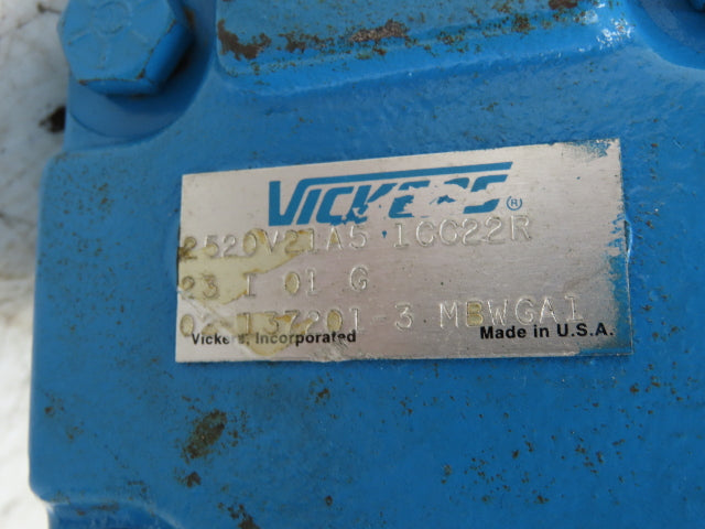 Vickers 2520V21A5-1CC22R Double Vane Hydraulic Pump 21/14GPM 1200 rpm 2500psi